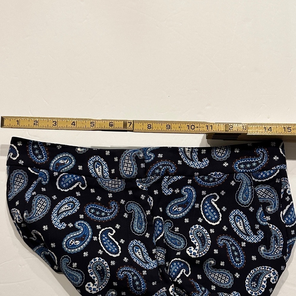Stella McCartney Blue Paisley Women's Shorts 30” - Picture 2 of 10